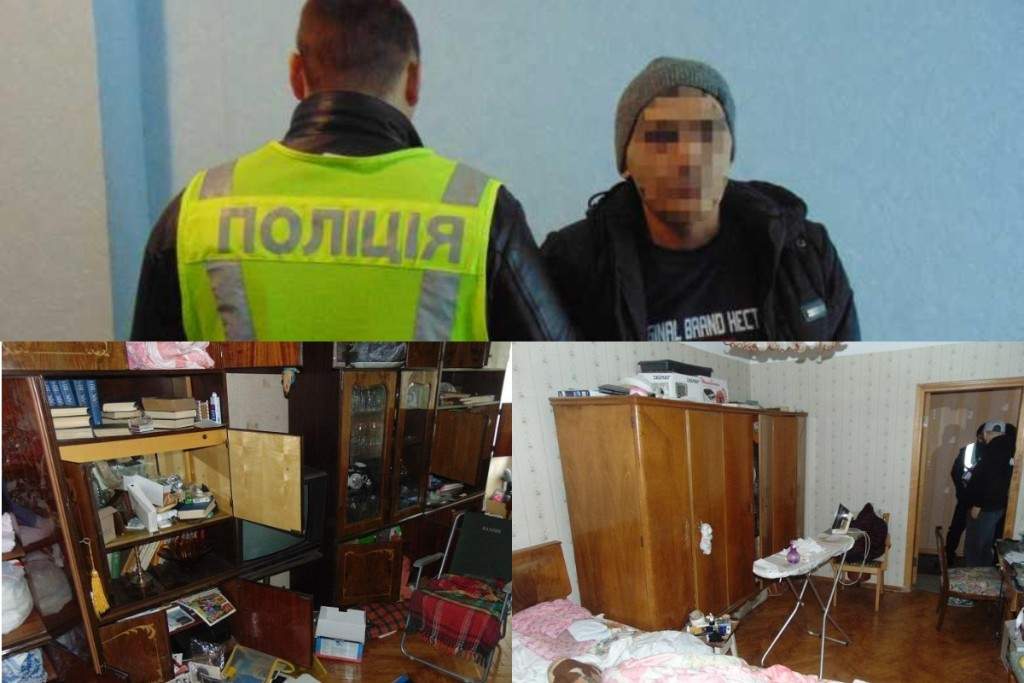 В Киеве мужчина сбежал из-под ареста, залез в квартиру к старушке и под угрозой забрал ее личные вещи