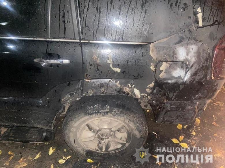 Житель Киева поджег три автомобиля в течение часа 