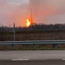 На Полтавщине прогремел мощный взрыв на газовой магистрали (ВИДЕО)