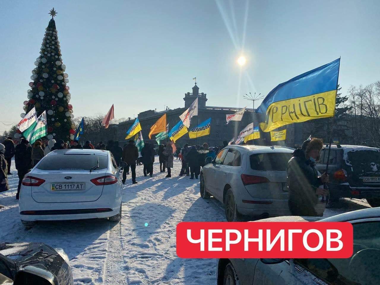 По всей Украине прошли массовые тарифные протесты (ФОТО)